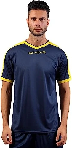Givova Kit Revolution Set navy/gelb