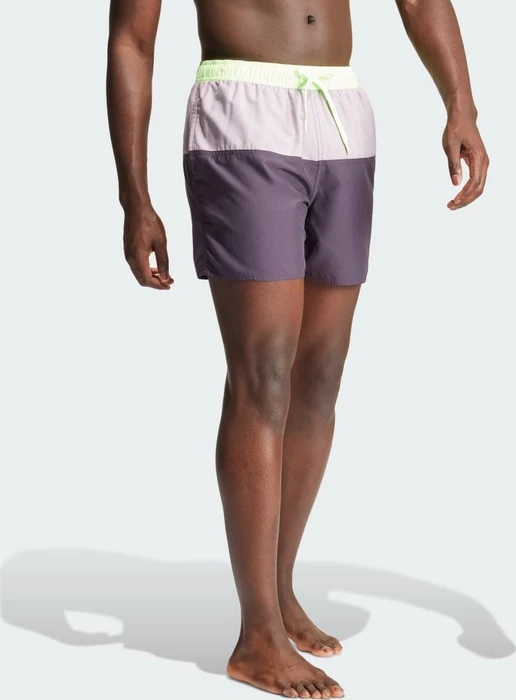 adidas Colorblock CLX Badeshorts aurora black/green spark (Herren)