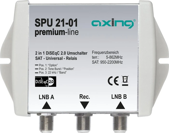 Axing SPU 21-01 2/1 DiSEqC Switch