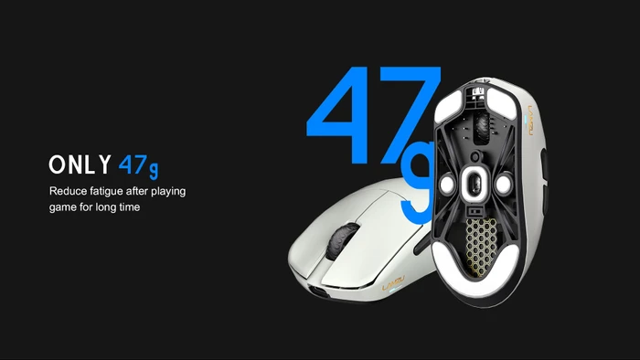Lamzu MAYA X 8K Wireless Gaming Mouse Cloud Grey, USB