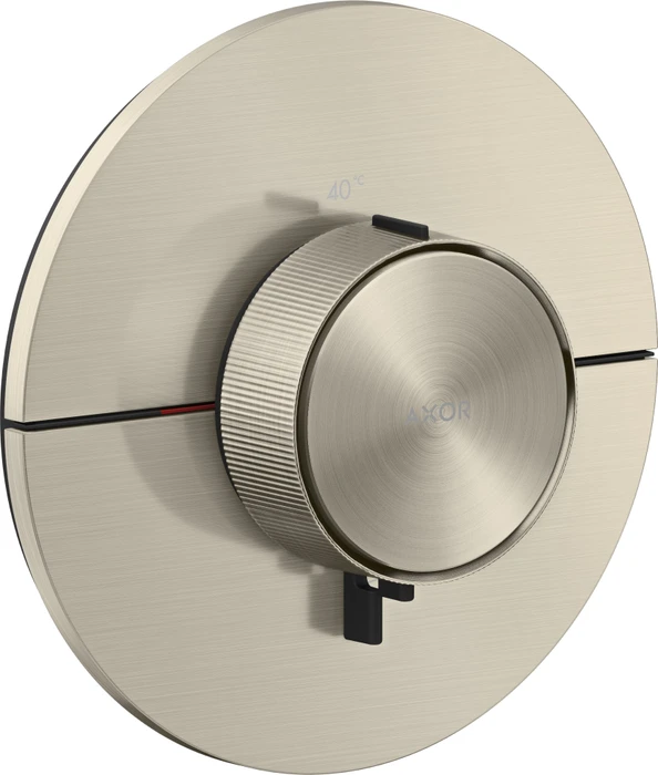 Hansgrohe Axor ShowerSelect ID rund Thermostat brushed nickel