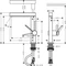 Hansgrohe Finoris 230 mit Ausziehbrause 2jet und Push-Open Ablaufgarnitur mattschwarz Vorschaubild