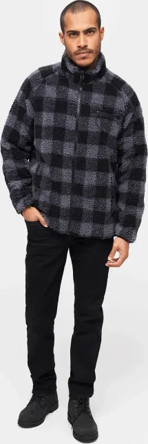 Brandit Teddyfleece Jacke schwarz/grau (Herren) (5021-28) – Bild 5 von 6