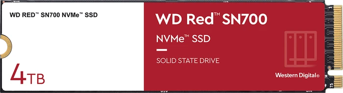 Western Digital Red SN700 NVMe NAS SSD - 0.7DWPD 4TB, M.2 2280 / M-Key / PCIe 3.0 x4