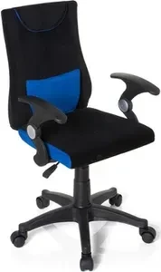 HJH Office Kiddy Pro Al Kinderdrehstuhl, schwarz/blau