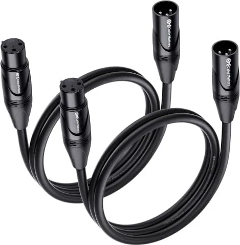 Cable Matters Premium XLR to XLR Cable, 0.9m, 2 Stück