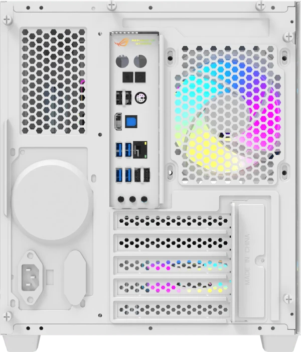 DarkFlash C275P White, Glasfenster
