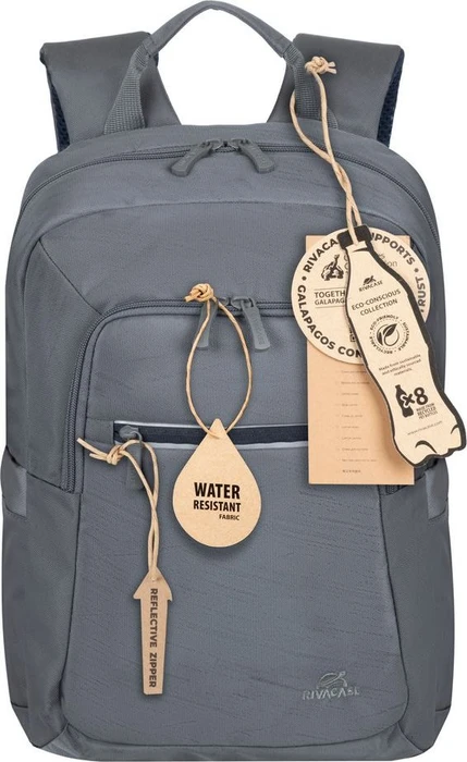 RivaCase Alpendorf 7523 ECO Laptop Rucksack 13.3-14", grau