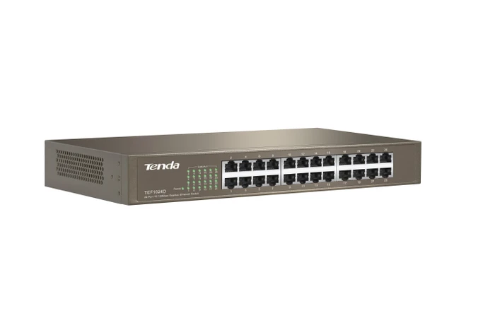 Tenda TEF1000 Desktop Switch, 24x RJ-45