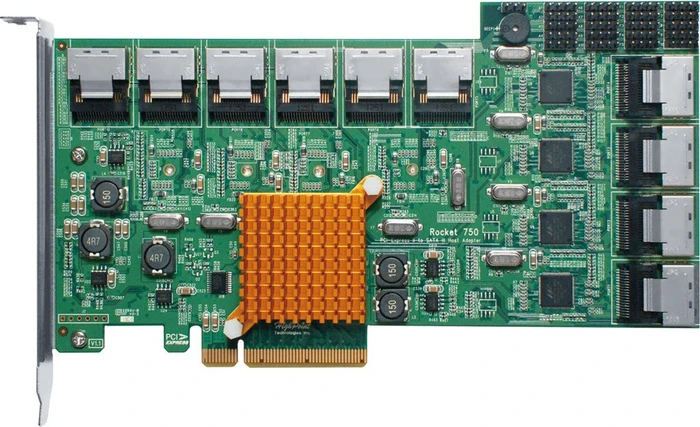 HighPoint Rocket 750, PCIe 2.0 x8