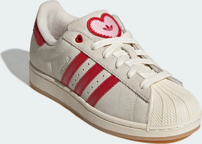 adidas Superstar II cream white/better scarlet/sandy pink (Damen)