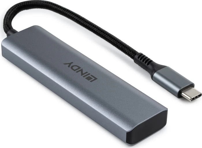 Lindy 4 Port USB-C-Hub, USB-C 3.1 [Stecker]