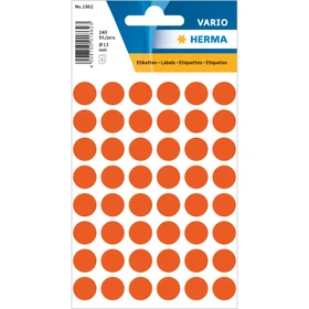 Herma Markierungspunkte 13mm rot, 50 Blatt