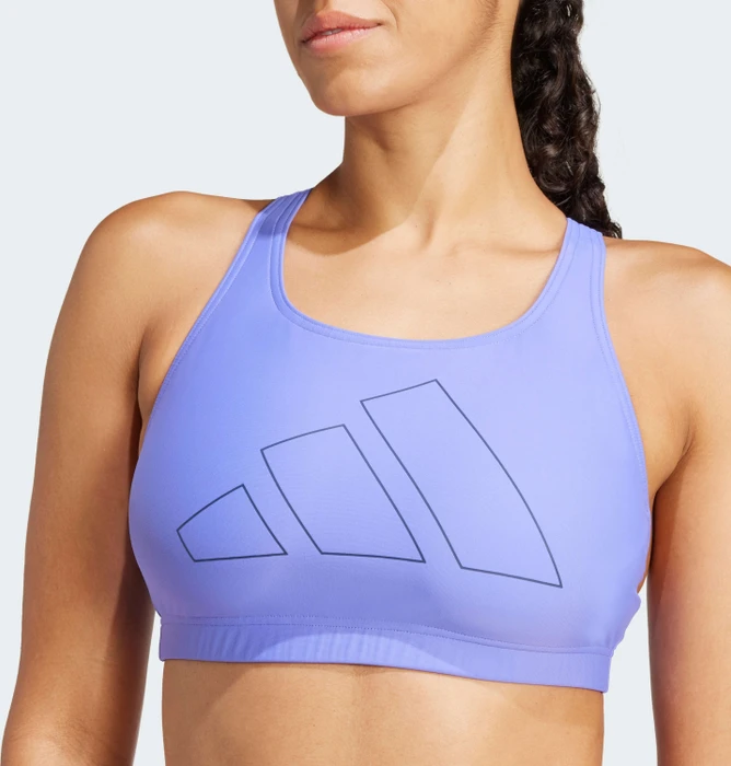 adidas Big Bars Bikini-Oberteil cobalt blue/dark blue (Damen)