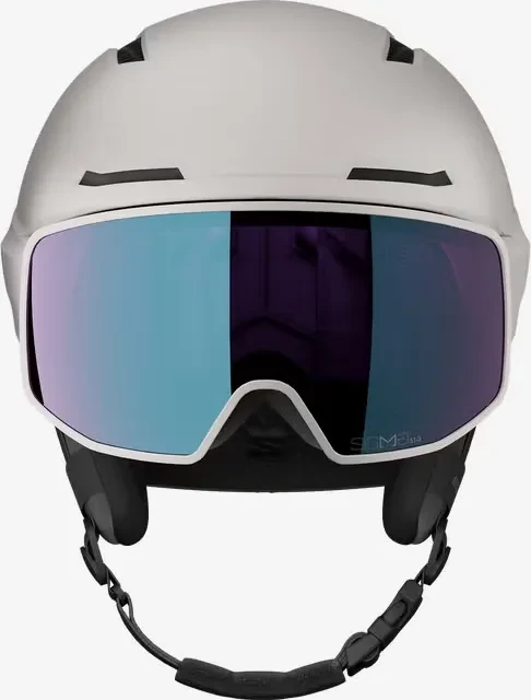 Salomon Driver Pro Sigma Photo MIPS Helm grau/violett