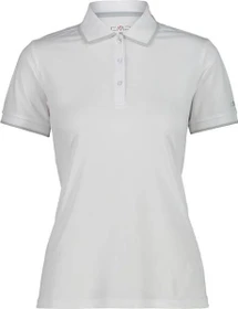CMP Stretch Pique Poloshirt kurzarm weiß (Damen)