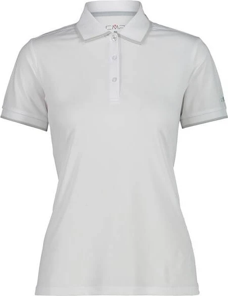 CMP Stretch Pique Poloshirt kurzarm weiß (Damen)