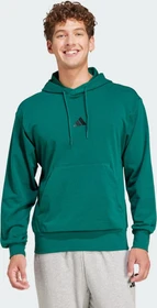adidas Essentials Feelcozy French Terry Hoodie collegiate green/black (Herren)