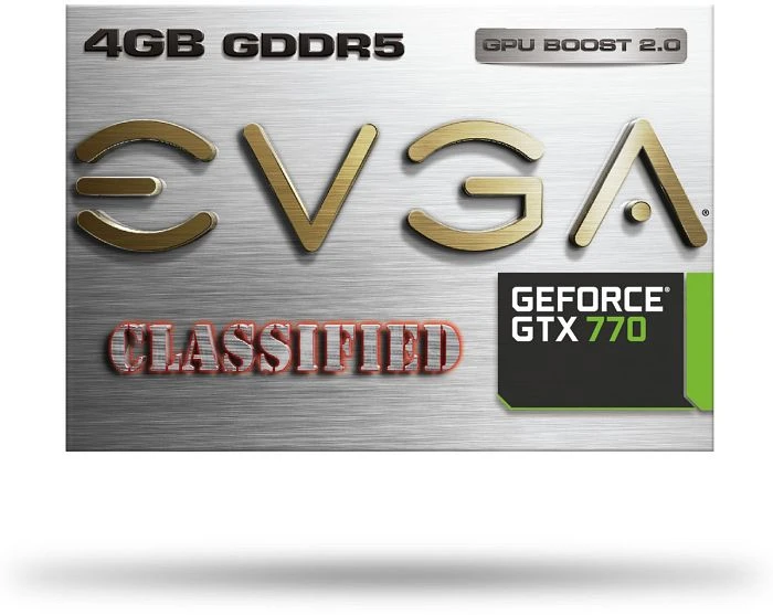 EVGA GeForce GTX 770 Classified EVGA Cooler, 4GB GDDR5, 2x DVI, HDMI, DP