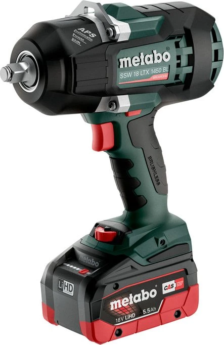 Metabo SSW 18 LTX 1450 BL Akku-Schlagschrauber inkl. Koffer + 2 Akkus 5.5Ah