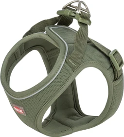 Trixie Atmungsaktives Hundegeschirr Premium UrbanVest mit verstellbarem Bauchgurt, XS-S, Olivgrün