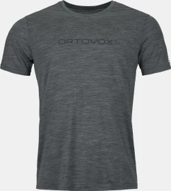 Ortovox 150 Cool Brand Funktionsshirt kurzarm black steel blend (Herren)