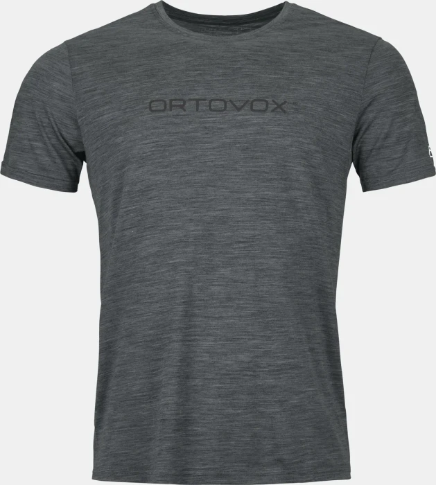 Ortovox 150 Cool Brand Funktionsshirt kurzarm black steel blend (Herren)