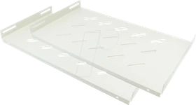 Good Connections 19" Fachboden, grau, 270mm Einbautiefe, 1HE, 2er-Pack