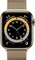 Apple Watch Series 6 (GPS + Cellular) 44mm Edelstahl gold mit Milanaise-Armband gold Vorschaubild