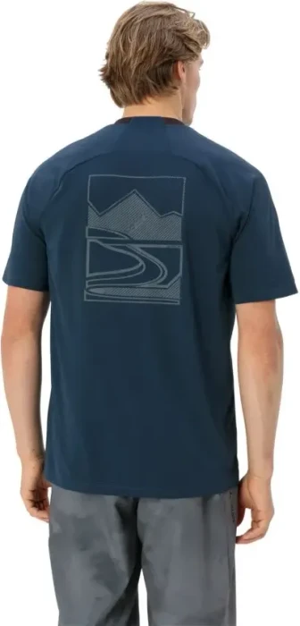 Vaude Loamer Mountainbike Funktionsshirt kurzarm dark sea (Herren)