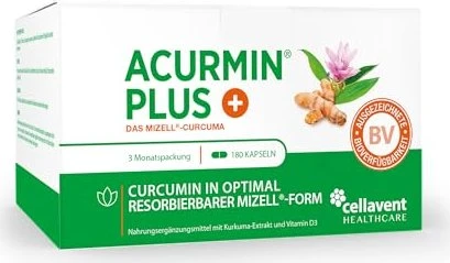 Cellavent Acurmin PLUS - Das Mizell-Curcuma Kapseln
