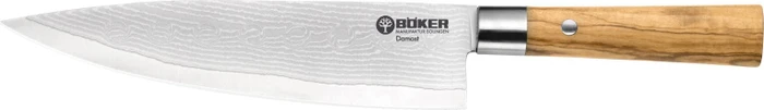 Böker Damast Olive Kochmesser groß 21.2cm