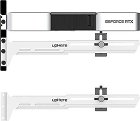 upHere Gaming G276, weiß/grau, Grafikkarten-Halterung 1-fach