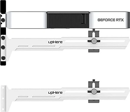 upHere Gaming G276, weiß/grau, Grafikkarten-Halterung 1-fach