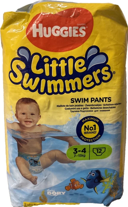 Huggies Little Swimmers Gr.3-4 Einweg-Schwimmwindel, 7-15kg, 12 Stück