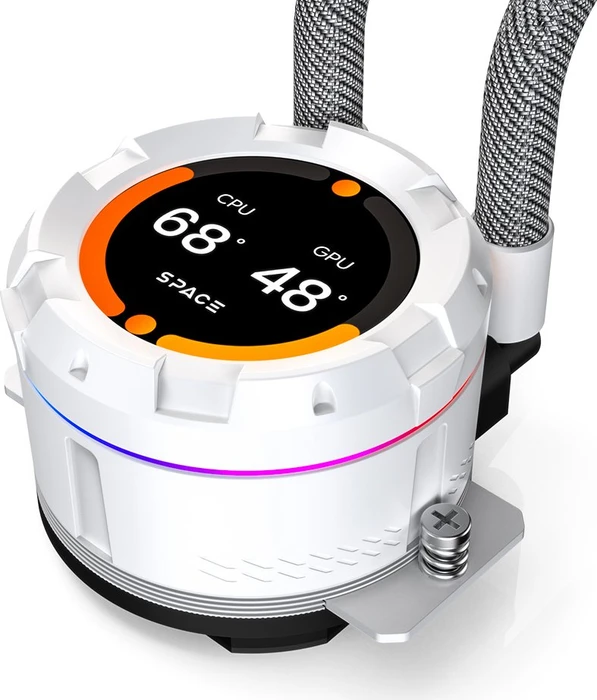 ID-Cooling Space LCD SL240 XE White