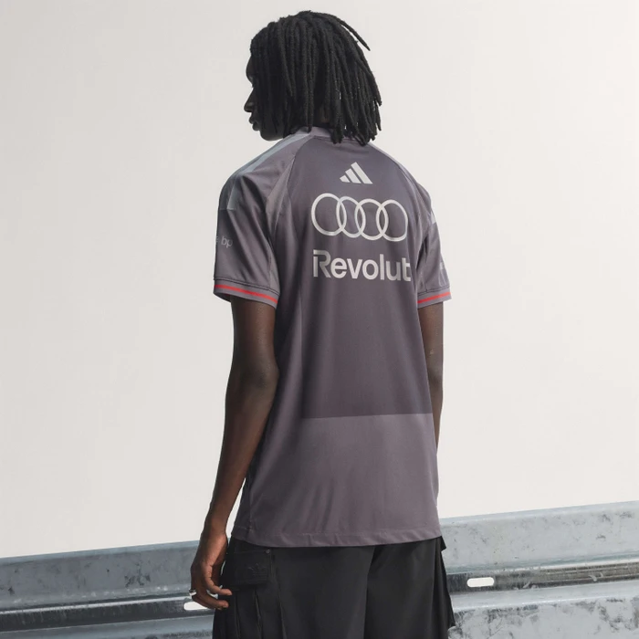 adidas Audi Revolut F1 Team Driver Authentic Funktionsshirt kurzarm grey strata/iorn metallic (Herren)