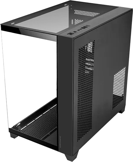 Mars Gaming MC-3C Black, Glasfenster