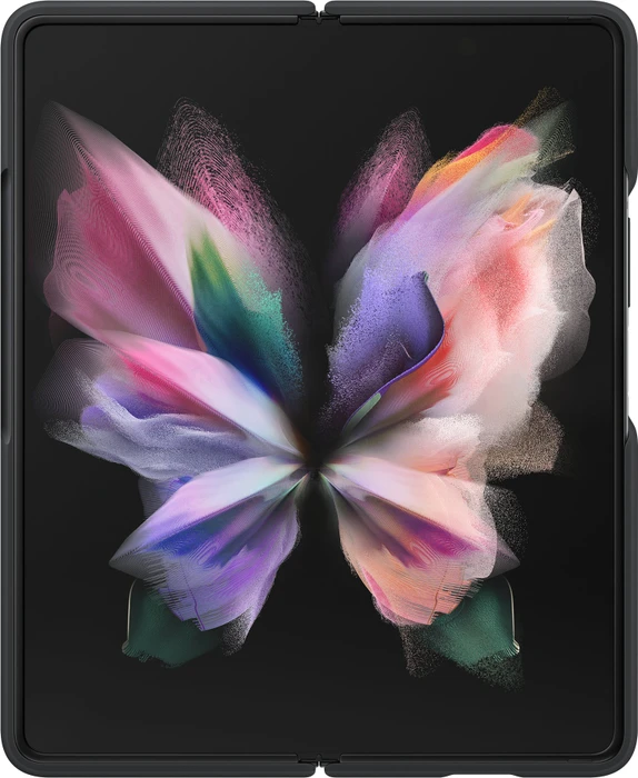 Samsung Silicone Cover für Galaxy Z Fold 3 5G schwarz