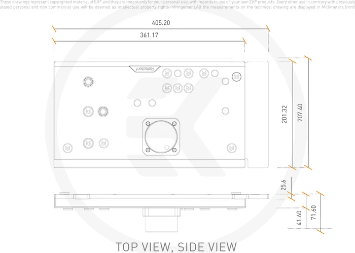 EK Water Blocks Quantum Line EK-Quantum Reflection² PC-O11D EVO D5 PWM D-RGB, Verteilerplatte mit Pumpe, Acryl