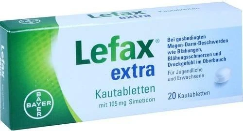 Bayer Lefax extra Kautabletten, 20 Stück