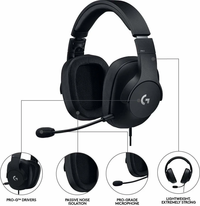 Logitech G Pro Gaming Headset (40mm)