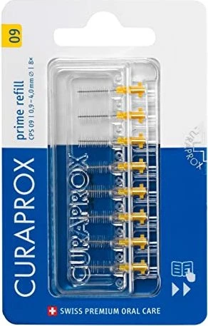 Curaden Curaprox prime CPS09 Interdentalbürste, 8 Stück