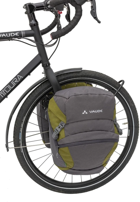 Vaude OnTour Front Gepäcktasche iron/bamboo