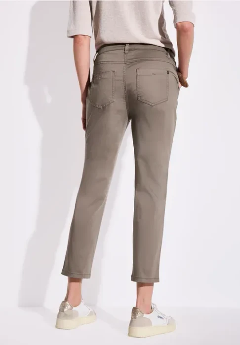 Street One 7/8-Satin Hose stone brown (Damen)