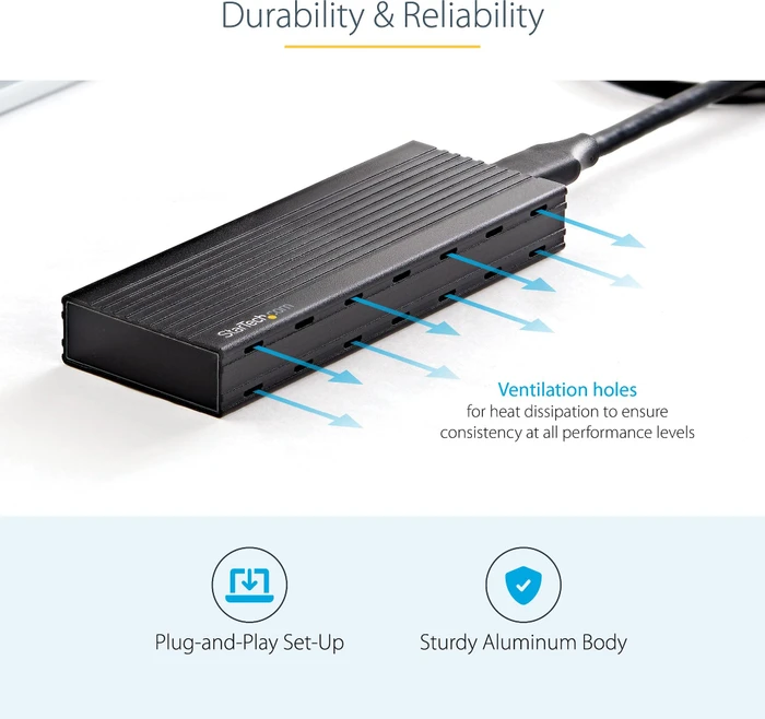 StarTech External NVMe Enclosure, USB-C 3.1