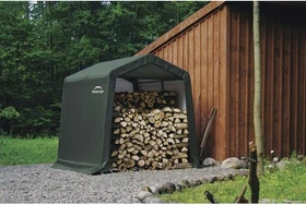 ShelterLogic Shed-in-a-Box Foliengerätehaus 5.76m² grün