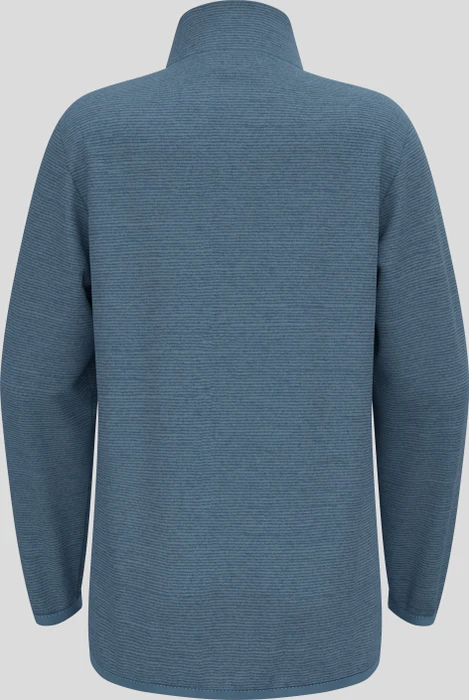 Odlo Roy Stripe 1/2 Zip Funktionsshirt langarm provincial blue/black (Junior)