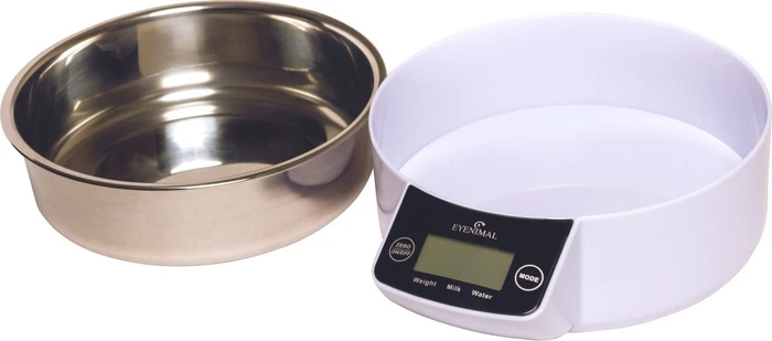 Kerbl Intelligent Pet Bowl mit integrierter Waage, 1l, weiß