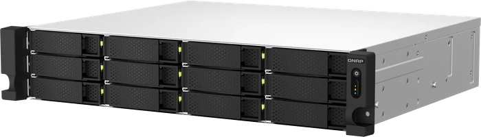 QNAP Turbo Station TS-1264U-RP-8G 96TB, 8GB RAM, 2x RJ-45 2.5GBase-T, 2x USB-A 3.1, 2HE